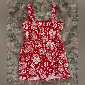Old Navy Red Floral Women's One Piece